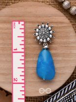 Oath Of The Sky- Stone Oxidised Earrings