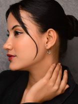 Pin It Up - Statement  Silver Earrings