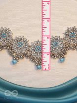 Heavenly Skies - Enamelled Oxidised Neckpiece