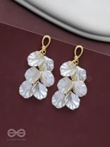 The Seashell Charms- Golden Shell Earrings 