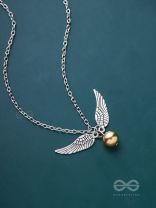 Resting Quidditch - Statement Silver Pendant