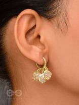 The Dewy Dreamer - Golden Drop Earrings 