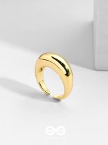 The Golden Grace - Golden Statement Ring 