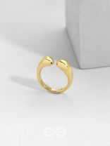 Gilded Glory - Classic Golden Ring (Adjustable)