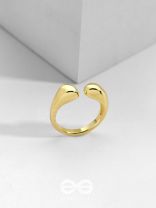 Gilded Glory - Classic Golden Ring (Adjustable)