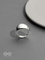 The Silver Stunner- Bold Silver Ring 