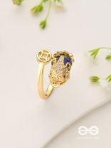 Dragonheart's Crown - Golden Statement Ring 