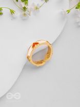 Adorable Affection - Heart Enamelled Ring 