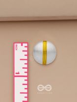 Subtle Streak - Silver Stud Earrings