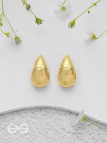 Gilded Illumination - Golden Earrings