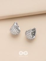 Moonlit Scales - Silver Earrings