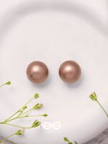 Drop Of Mocha - Casual Stud Earrings
