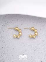 Spell Beads - Classy  Golden  Earrings  