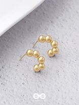 Spell Beads - Classy  Golden  Earrings  