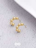 Spell Beads - Classy  Golden  Earrings  