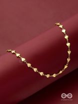 Enchanted Lover - Golden Necklace With Anti-Tarnish Coating