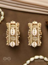 Lavnakar- The Coast Of Treasures- Shells And Beads Hand Embroidered Bangles (Set Of 2)