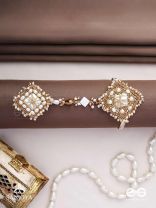 Abhyupayan - Gift From The Heavens - Beads, Pearls Glass Drops Hand Embroidered Haathphool