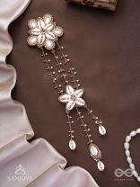 Maayin - The Magical Inflorescence - Shells, Mirrors And Beads Hand Embroidered Hair Accessory