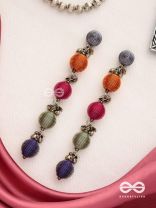 The Musical Threads - Oxidised Earrings