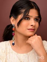 The Musical Threads - Oxidised Earrings