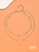 The Lavish Layers Of Elegance - Silver Multilayered Neckpiece With Anti-tarnish Coating