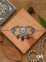 The Glorious Legacy - Enamelled Oxidised Neckpiece