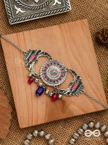 The Glorious Legacy - Enamelled Oxidised Neckpiece