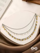 The Spellbinding Chimes - Beads And Coins Multilayered Neckpiece