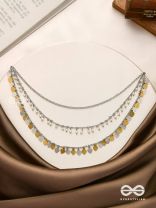 The Spellbinding Chimes - Beads And Coins Multilayered Neckpiece