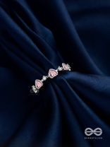 Mi Amor - Silver Embellished Ring (Adjustable)