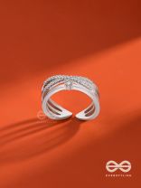 The Precious Proposal - Cubic Zirconia Silver Ring (Adjustable)