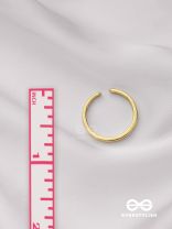 The Engraved Stars - Golden Ring (Adjustable)