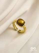 The Cocoa Charisma - Golden Ring (Adjustable)