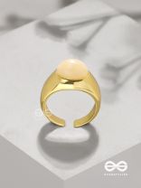 The Latte Lullaby - Golden Ring (Adjustable)