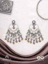 Pakshas - The Shore Craft - Shells, Beads And Coins Hand Embroidered Earrings