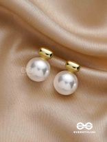 Lustrous Pearls- Subtle Stud Earrings