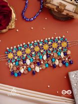 RANG TARANGINI – JAHNVI KAPOOR INSPIRED NECKPIECE WITH COLORFUL BEADS, STONES, PEARLS AND INTRICATE DESIGN