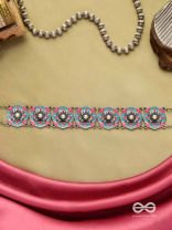 LOTUS DREAM- VIBRANT ENAMELED TRIBAL CHOKER