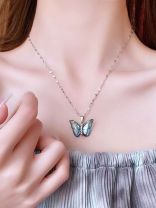 Ethereal Wings - Crystal Butterfly Necklace