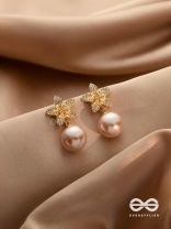Twinkle Glow - Starry Pearl Earrings