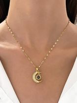 Lunar Glow - Crescent Moon Pendant