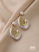 GILDED CREST - MODERN DUAL-TONE HOOPS