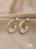 GILDED CREST - MODERN DUAL-TONE HOOPS