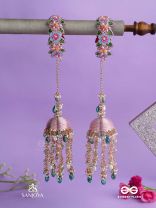 MADHUVRATA - SPRING BLOOM - DELICATE EMBROIDERED KALEERE WITH BANGLES WITH FLORAL MOTIFS, BEADS AND PEARL DROPS