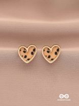 JUNGLE ROMANCE - STYLISH LEOPARD PRINT STUDS