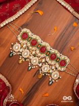 SURYAPRABHA - SUN’S AURA- LUXE HERITAGE KUNDAN CHOKER WITH PEARLS, BEADS AND GEMSTONES