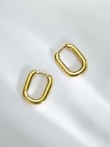 URBAN LOOP-  SLEEK AND CONTEMPORARY GOLD HOOPS