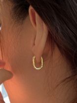 URBAN LOOP-  SLEEK AND CONTEMPORARY GOLD HOOPS
