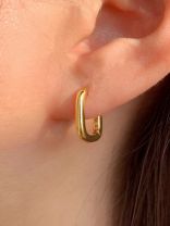 URBAN LOOP-  SLEEK AND CONTEMPORARY GOLD HOOPS